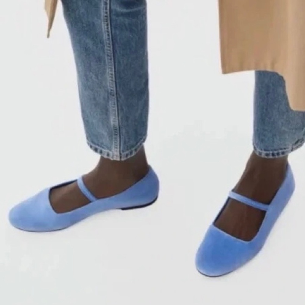 Everlane Mary Jane Blue Opal 7.5